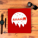 Camiseta Masculina Vermelha Papai Noel Trenó