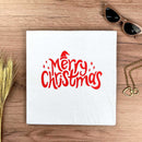 Camiseta Feminina Branca Merry Christmas Chapéu