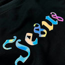 Moletom Preto Aplique Jesus