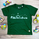 T-Shirt Infantil Verde O Nascimento