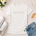 Camiseta Feminina Branca Grandes Coisas Fez o Senhor