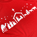 T-Shirt Infantil Vermelha O Nascimento