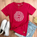 Camiseta Feminina Pink Oração Pai Nosso