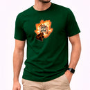 Camiseta Masculina Verde Good is Good Fogo