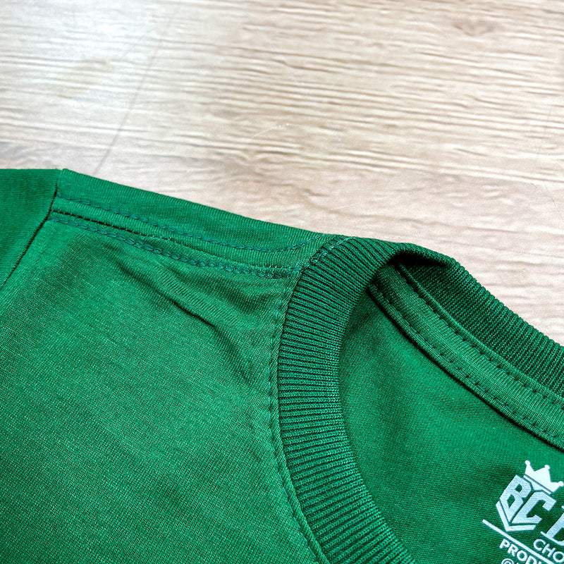 T-Shirt Infantil Verde Jesus The Reason For The Season