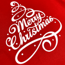 T-Shirt Infantil Vermelha Árvore Merry Christmas