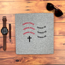 Camiseta Masculina Cinza Tenha Foco Tenha Fé