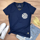 Camiseta Feminina Azul Jesus