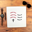 Camiseta Masculina Branca Tenha Foco Tenha Fé