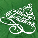 Camiseta Feminina Verde Árvore Merry Christmas