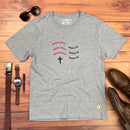 Camiseta Masculina Cinza Tenha Foco Tenha Fé