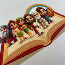 T-Shirt Infantil Branco Personagens Bíblicos