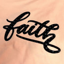 Camiseta Feminina Salmão Aplique Faith
