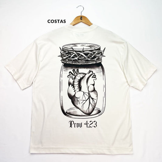 Oversized Off White Full Guarda Teu Coração Prov 4:23
