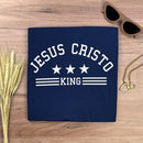 Camiseta Feminina Azul Jesus Cristo King