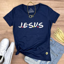 Camiseta Feminina Azul J.E.S.U.S
