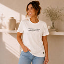 Camiseta Feminina Branca A Alegria Que Eu Te Darei