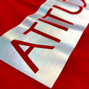 Camiseta Masculina Vermelha Atitude Holográfico