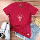 Camiseta Feminina Pink Haja Luz
