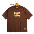 Oversized Marrom Full Somos a Voz