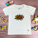 T-Shirt Infantil Off White Boom Jesus