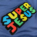 T-Shirt Infantil Azul Super Jesus