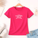 Camiseta Feminina Pink Te Orienta Que tu é Crente
