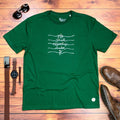 Camiseta Masculina Verde Paz Saúde Esperança Coroa