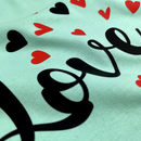 Camiseta Feminina Verde Menta Love Coração