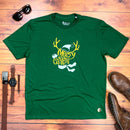 Camiseta Masculina Verde Rena Merry Christmas