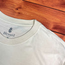 Camiseta Masculina Off White Aplique Camaleão IM Blessed