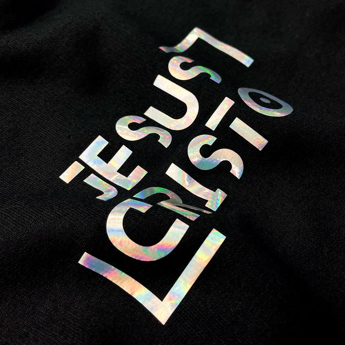 Moletom Preto Jesus Cristo Holográfico