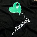 T-Shirt Infantil Preta Coração Conectados