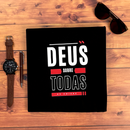 Camiseta Masculina Preta Deus sobre todas as coisas