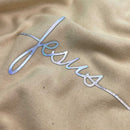 Moletom Caqui Aplique Cruz Jesus