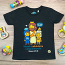 T-Shirt Infantil Preta Seja Sal e Luz