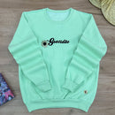 Moletom Menta Girassol Gratidão