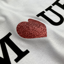 Camiseta Feminina Branca Amour