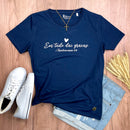 Camiseta Feminina Azul Em Tudo Dai Graças