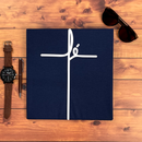 Camiseta Masculina Azul Fé