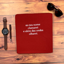 Camiseta Masculina Vermelha Ao Teu Nome Clamarei