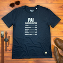 Camiseta Masculina Preta Pai Ingredientes