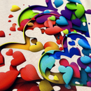 Camiseta Feminina Salmão Corações