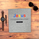 Camiseta Masculina Cinza Jesus Se me buscarem de todo coração, me encontrarão