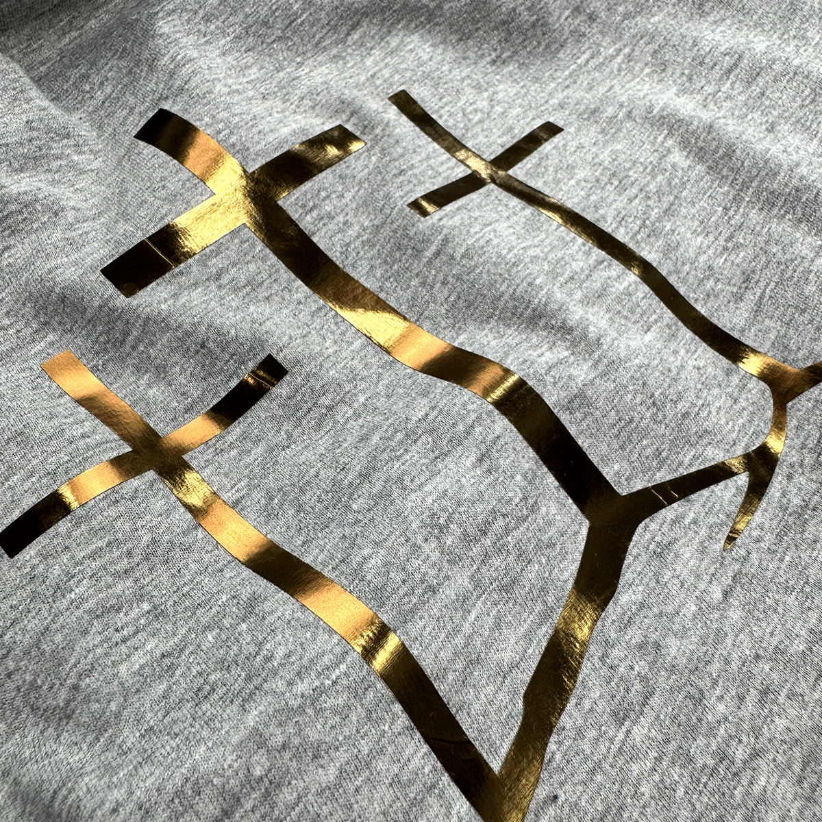Camiseta Masculina Cinza Calvário