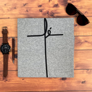 Camiseta Masculina Cinza Fé