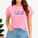 Camiseta Feminina Rosa Forte & Corajosa
