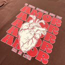 Oversized Marrom Eu Nunca Imaginaria Onde Esse Amor Iria Me Levar