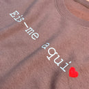 Moletom Marrom Eis-me aqui