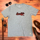 Camiseta Masculina Cinza Jesus Cristo Cola